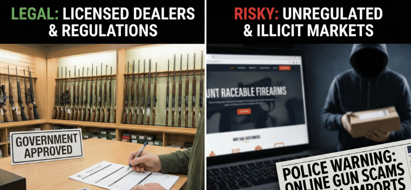 Guns for Sale in Australia – What’s Legal, What’s Risky